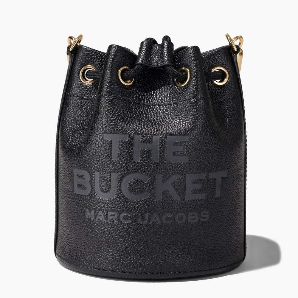 MARC JACOBS THE BUCKET BAG BLACK